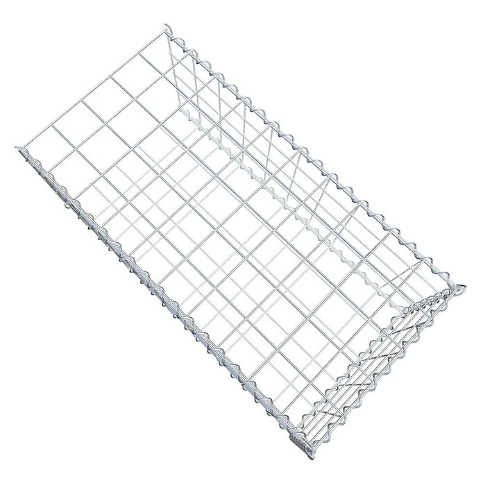 Gabiona Gabione Typ 2 (Zum Anbau in der Länge, 100 x 50 x 40 cm, Stahl, Maschenbreite: 100 mm, Maschenhöhe: 100 mm, Spirale) | BAUHAUS