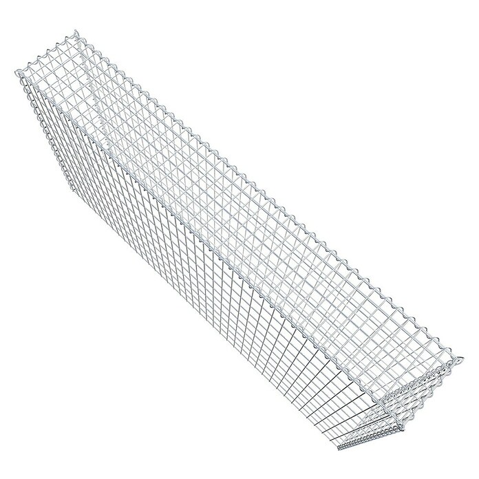 Gabiona Gabione Typ 3 (Zum Anbau in der Höhe, 200 x 30 x 100 cm, Stahl, Maschenbreite: 50 mm, Maschenhöhe: 100 mm, Spirale) | BAUHAUS