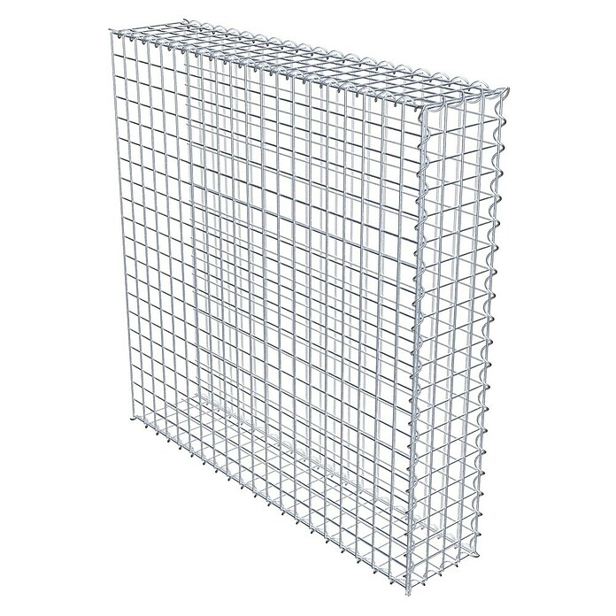 Gabiona Gabione Typ 2 (Zum Anbau in der Länge, 100 x 20 x 100 cm, Stahl, Maschenbreite: 50 mm, Maschenhöhe: 50 mm, Spirale) | BAUHAUS