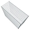 Gabiona Gabione Typ 4 (Zum Anbau in Länge & Höhe, 100 x 40 x 80 cm, Stahl, Maschenbreite: 50 mm, Maschenhöhe: 50 mm, Spirale) | BAUHAUS