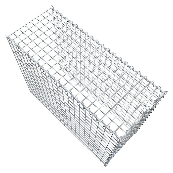 Gabiona Gabione Typ 4 (Zum Anbau in Länge & Höhe, 100 x 40 x 80 cm, Stahl, Maschenbreite: 50 mm, Maschenhöhe: 50 mm, Spirale) | BAUHAUS