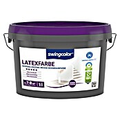 swingcolor Latexfarbe (Schneeweiß, Seidenglänzend, 1 l, Konservierungsmittelfrei) | BAUHAUS