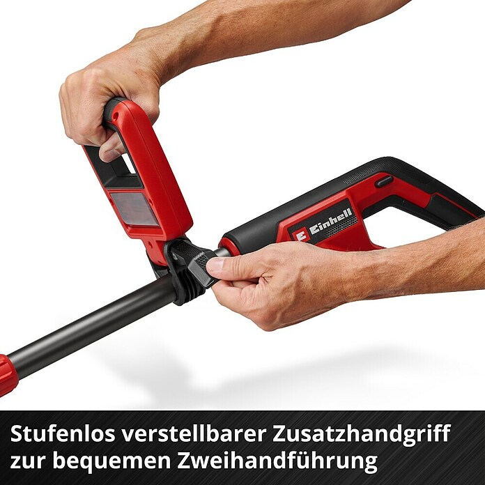 Einhell PXC 18V Recortabordes de batería GE-CT 18/25 Li-Solo (18 V, Iones de litio, Sin batería, Ancho de corte cuchilla: 25 cm) | BAUHAUS