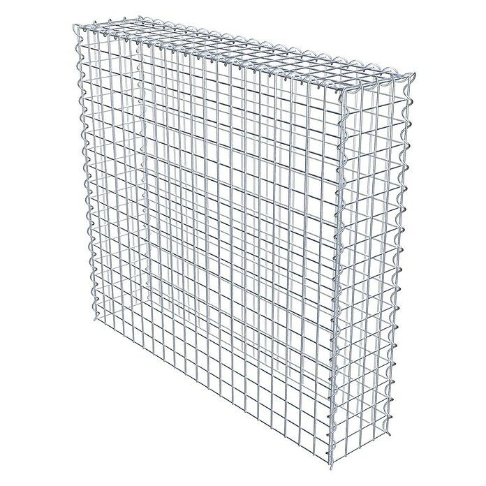 Gabiona Gabione Typ 3 (Zum Anbau in der Höhe, 100 x 20 x 90 cm, Stahl, Maschenbreite: 50 mm, Maschenhöhe: 50 mm, Spirale) | BAUHAUS