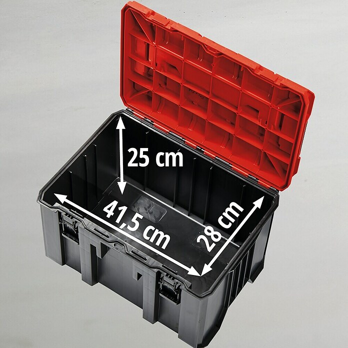 Einhell Sistemski kovček E-Case M  (Do x Š x V: 45 x 34,4 x 32,3 cm, Polipropilen, Nosilnost izdelka: 90 kg) | 1918 - Alu Koffer- Boxen | BADK - Werkzeug-Behältnisse | BAD - Handwerkzeuge | BA - Handwerkzeuge | B - Werkz/Masch/Maschzubeh/Auto | BAUHAUS