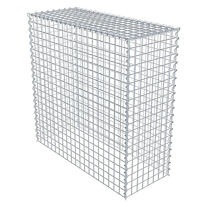 Gabiona Gabione Typ 3 (Zum Anbau in der Höhe, 100 x 40 x 100 cm, Stahl, Maschenbreite: 50 mm, Maschenhöhe: 50 mm, Spirale) | BAUHAUS
