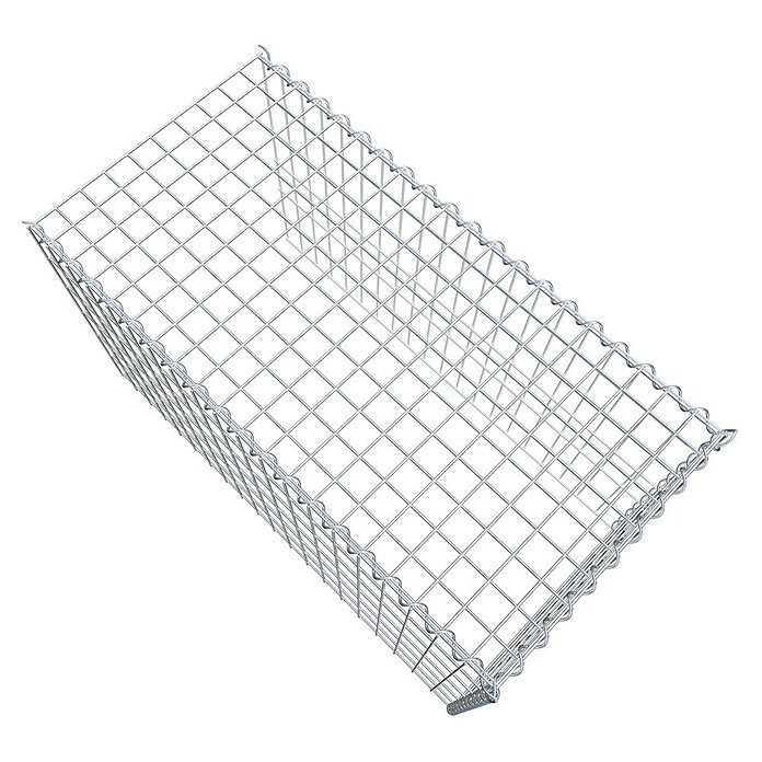 Gabiona Gabione Typ 4 (Zum Anbau in Länge & Höhe, 100 x 50 x 60 cm, Stahl, Maschenbreite: 50 mm, Maschenhöhe: 100 mm, Spirale) | BAUHAUS