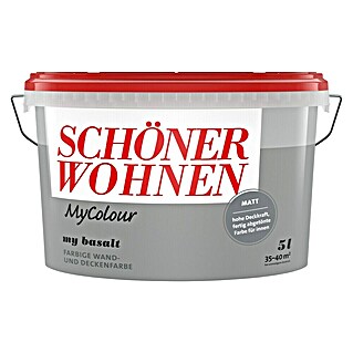 SCHÖNER WOHNEN-Farbe MyColour Wandfarbe (My Basalt, Matt, 5 l)