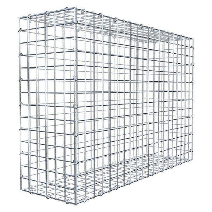 Gabiona Gabione (100 x 30 x 70 cm, Stahl, Maschenbreite: 50 mm, Maschenhöhe: 50 mm, C-Ring) | BAUHAUS