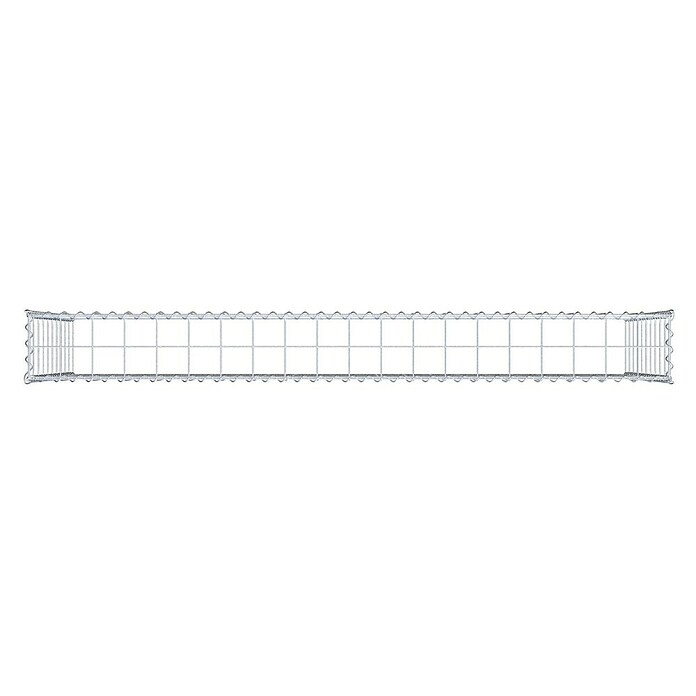 Gabiona Gabione Typ 3 (Zum Anbau in der Höhe, 200 x 20 x 100 cm, Stahl, Maschenbreite: 100 mm, Maschenhöhe: 100 mm, Spirale) | BAUHAUS