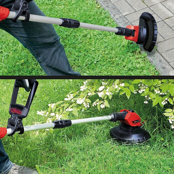 Einhell Power X-Change 18V Recortabordes de batería (18 V, 2,5 Ah, Iones de litio, 1 batería, Ancho de corte cuchilla: 24 cm) | BAUHAUS