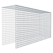 Gabiona Gabione Typ 4 (Zum Anbau in Länge & Höhe, 200 x 50 x 100 cm, Stahl, Maschenbreite: 50 mm, Maschenhöhe: 50 mm, Spirale) | BAUHAUS