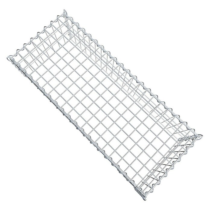 Gabiona Gabione Typ 3 (Zum Anbau in der Höhe, 100 x 40 x 30 cm, Stahl, Maschenbreite: 50 mm, Maschenhöhe: 100 mm, Spirale) | BAUHAUS