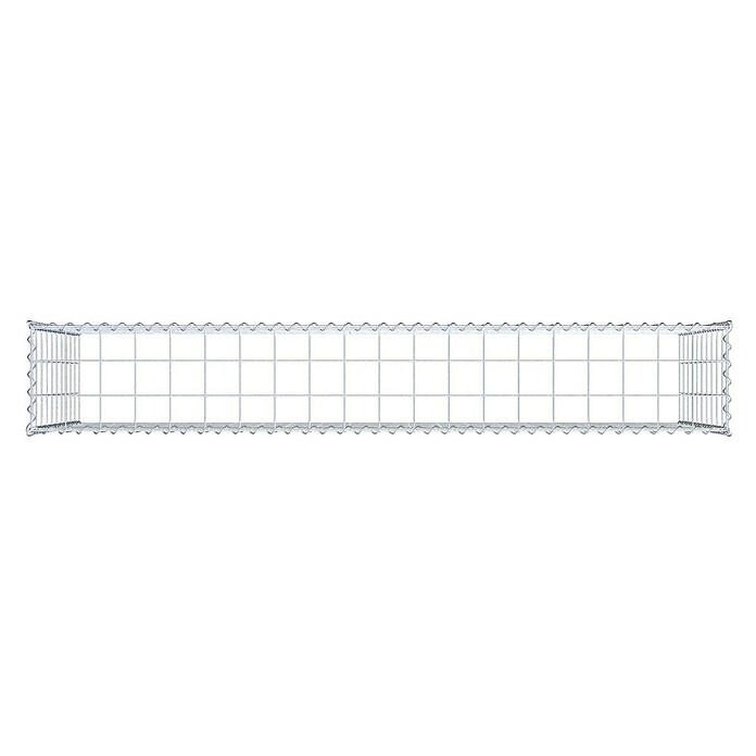 Gabiona Gabione Typ 3 (Zum Anbau in der Höhe, 200 x 30 x 100 cm, Stahl, Maschenbreite: 100 mm, Maschenhöhe: 100 mm, Spirale) | BAUHAUS