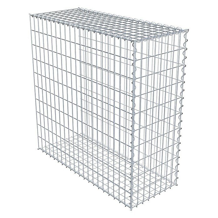 Gabiona Gabione Typ 2 (Zum Anbau in der Länge, 100 x 40 x 100 cm, Stahl, Maschenbreite: 50 mm, Maschenhöhe: 100 mm, Spirale) | BAUHAUS