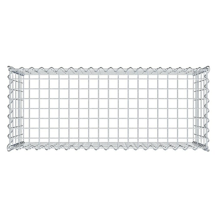 Gabiona Gabione Typ 3 (Zum Anbau in der Höhe, 100 x 40 x 50 cm, Stahl, Maschenbreite: 50 mm, Maschenhöhe: 100 mm, Spirale) | BAUHAUS