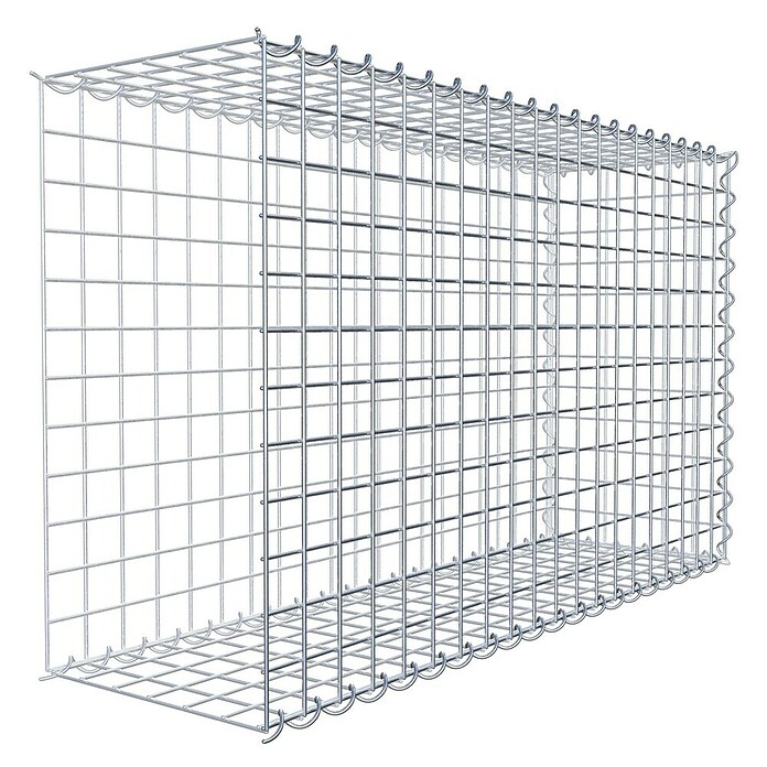 Gabiona Gabione Typ 2 (Zum Anbau in der Länge, 100 x 30 x 60 cm, Stahl, Maschenbreite: 50 mm, Maschenhöhe: 50 mm, Spirale) | BAUHAUS