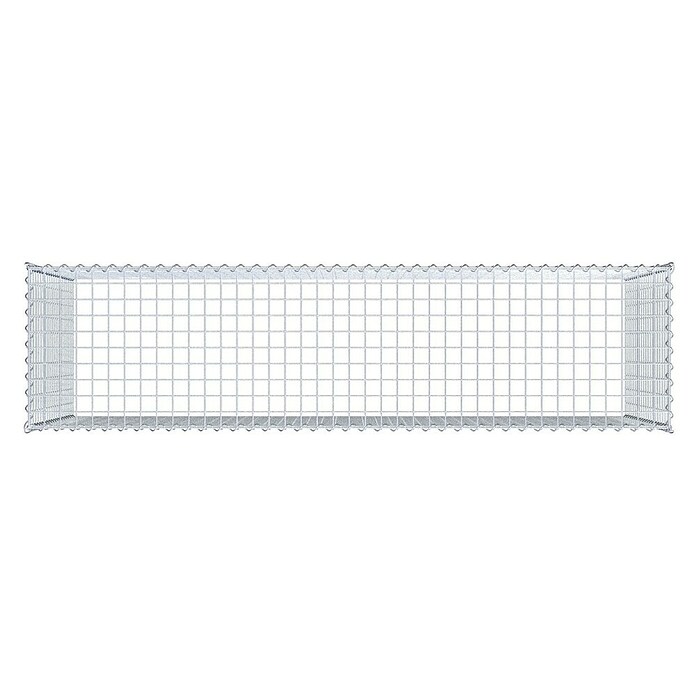 Gabiona Gabione Typ 3 (Zum Anbau in der Höhe, 200 x 50 x 100 cm, Stahl, Maschenbreite: 50 mm, Maschenhöhe: 50 mm, Spirale) | BAUHAUS