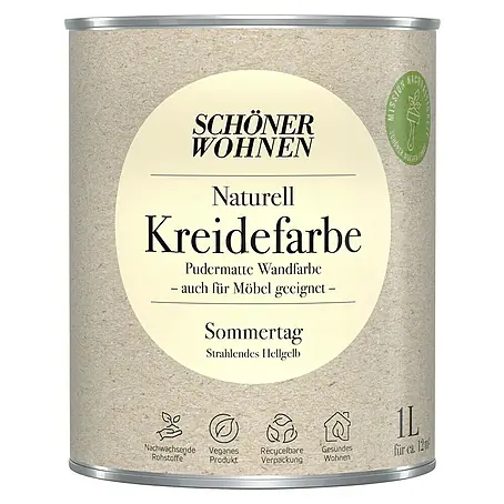 SCHÖNER WOHNEN-Farbe Naturell Wandfarbe Kreidefarbe