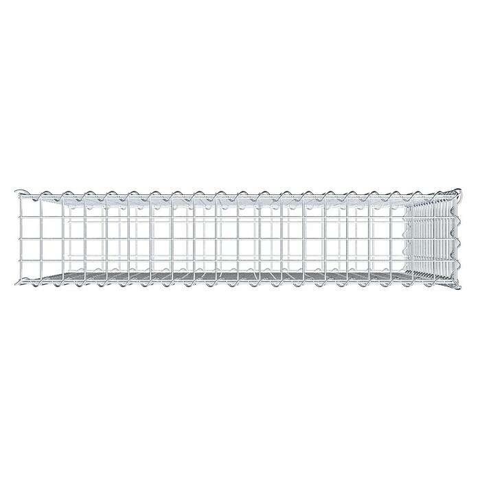 Gabiona Gabione Typ 2 (Zum Anbau in der Länge, 100 x 20 x 90 cm, Stahl, Maschenbreite: 50 mm, Maschenhöhe: 50 mm, Spirale) | BAUHAUS