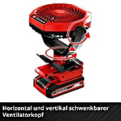 Einhell Power X-Change 18V Akku-Ventilator GC-CF 18/110 Li (Rot, 11 cm, 18 V, Ohne Akku) | BAUHAUS