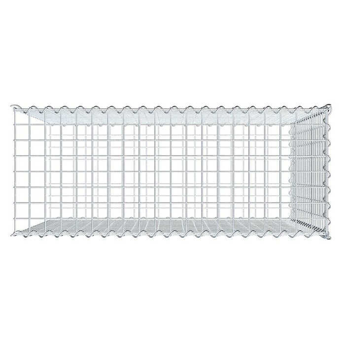 Gabiona Gabione Typ 2 (Zum Anbau in der Länge, 100 x 40 x 90 cm, Stahl, Maschenbreite: 50 mm, Maschenhöhe: 50 mm, Spirale) | BAUHAUS