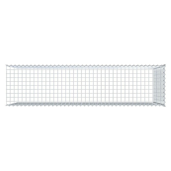 Gabiona Gabione Typ 4 (Zum Anbau in Länge & Höhe, 200 x 50 x 100 cm, Stahl, Maschenbreite: 50 mm, Maschenhöhe: 50 mm, Spirale) | BAUHAUS