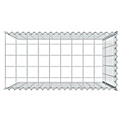 Gabiona Gabione Typ 4 (Zum Anbau in Länge & Höhe, 100 x 50 x 100 cm, Stahl, Maschenbreite: 100 mm, Maschenhöhe: 100 mm, Spirale) | BAUHAUS