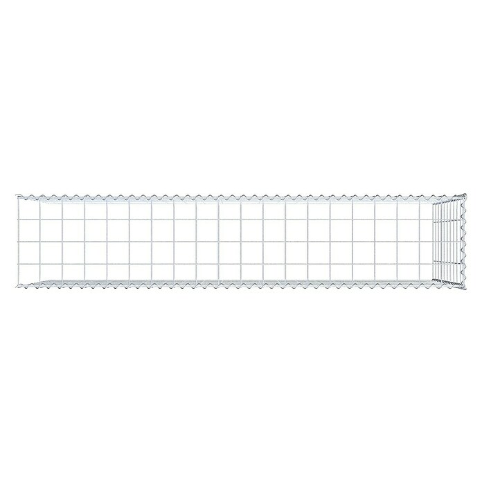 Gabiona Gabione Typ 4 (Zum Anbau in Länge & Höhe, 200 x 40 x 100 cm, Stahl, Maschenbreite: 100 mm, Maschenhöhe: 100 mm, Spirale) | BAUHAUS