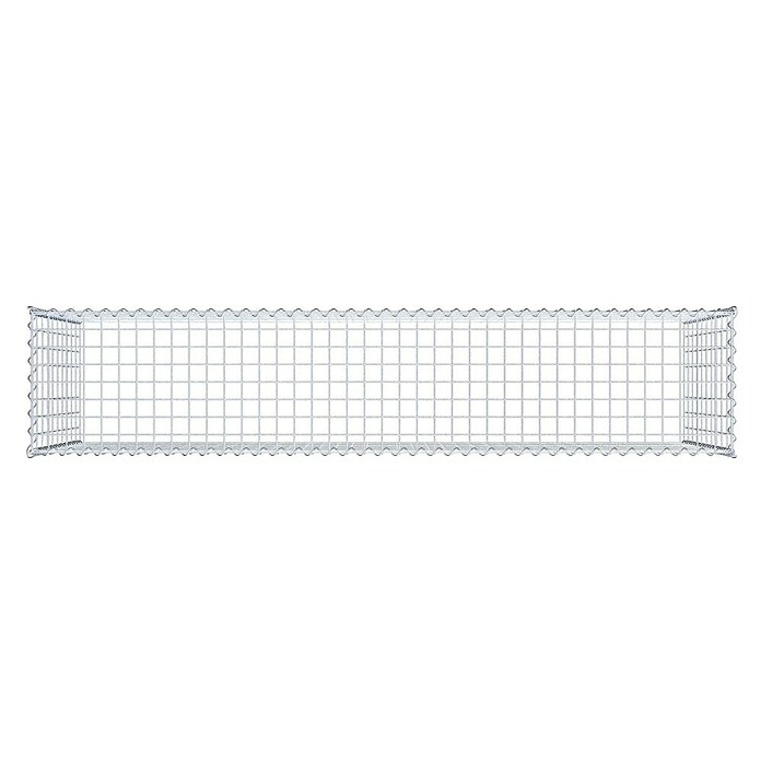 Gabiona Gabione Typ 3 (Zum Anbau in der Höhe, 200 x 40 x 100 cm, Stahl, Maschenbreite: 50 mm, Maschenhöhe: 100 mm, Spirale) | BAUHAUS