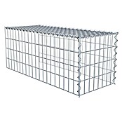 Gabiona Gabione Typ 4 (Zum Anbau in Länge & Höhe, 100 x 40 x 40 cm, Stahl, Maschenbreite: 50 mm, Maschenhöhe: 100 mm, Spirale) | BAUHAUS