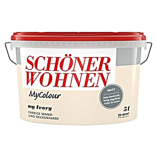 SCHÖNER WOHNEN-Farbe MyColour Stenska barva (Slonokoščena, Mat, 5 l)