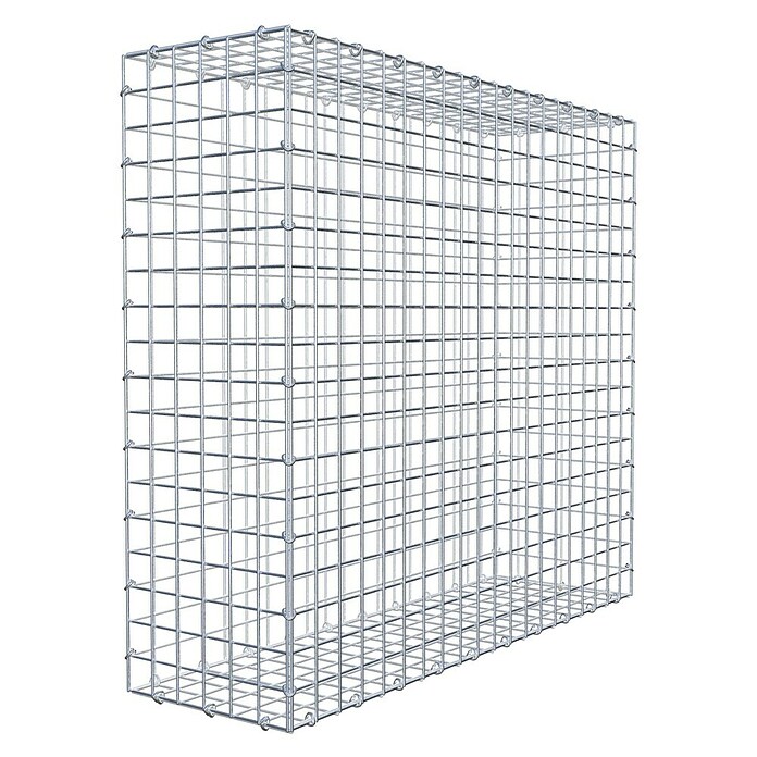 Gabiona Gabione (100 x 30 x 90 cm, Stahl, Maschenbreite: 50 mm, Maschenhöhe: 50 mm) | BAUHAUS