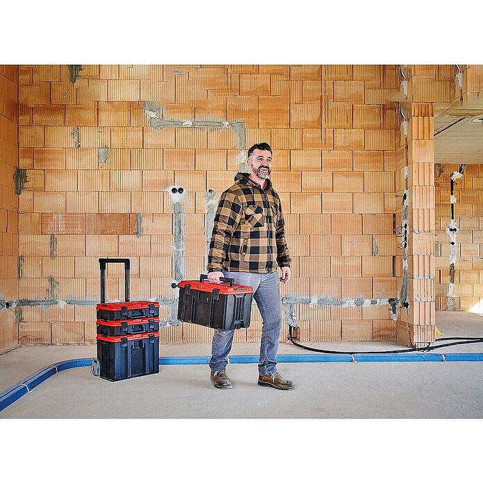 Einhell Sistemski kovček E-Case M  (Do x Š x V: 45 x 34,4 x 32,3 cm, Polipropilen, Nosilnost izdelka: 90 kg) | 1918 - Alu Koffer- Boxen | BADK - Werkzeug-Behältnisse | BAD - Handwerkzeuge | BA - Handwerkzeuge | B - Werkz/Masch/Maschzubeh/Auto | BAUHAUS