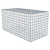 Gabiona Gabione (100 x 50 x 50 cm, Stahl, Maschenbreite: 50 mm, Maschenhöhe: 50 mm, C-Ring) | BAUHAUS