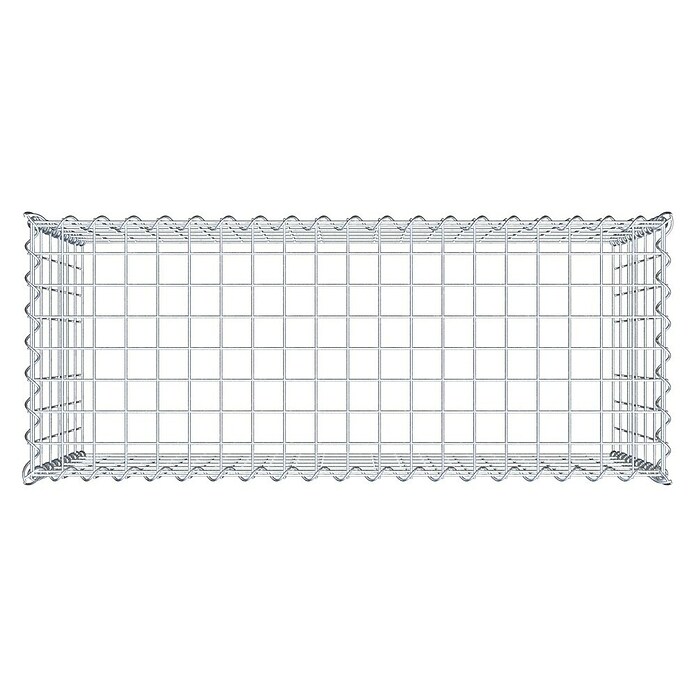 Gabiona Gabione Typ 3 (Zum Anbau in der Höhe, 100 x 40 x 60 cm, Stahl, Maschenbreite: 50 mm, Maschenhöhe: 100 mm, Spirale) | BAUHAUS