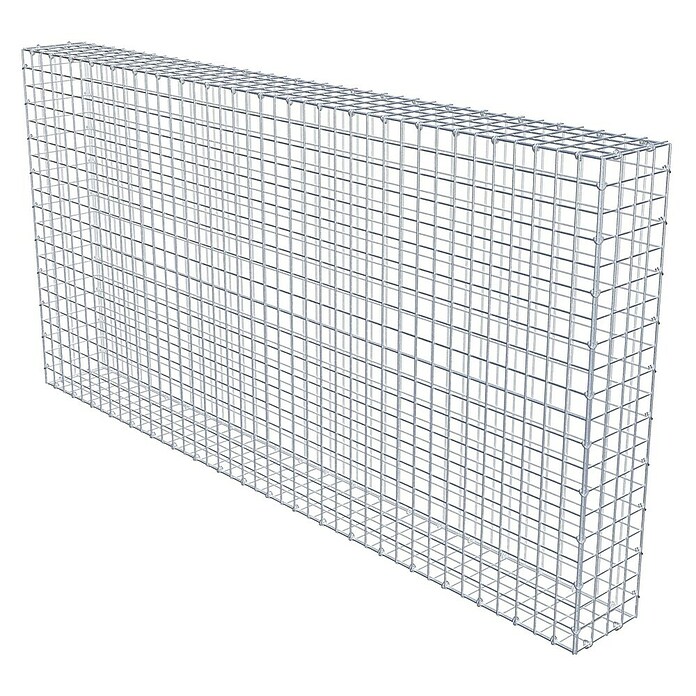Gabiona Gabione (200 x 20 x 100 cm, Stahl, Maschenbreite: 50 mm, Maschenhöhe: 50 mm) | BAUHAUS