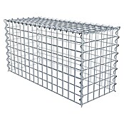 Gabiona Gabione Typ 3 (Zum Anbau in der Höhe, 80 x 30 x 40 cm, Stahl, Maschenbreite: 50 mm, Maschenhöhe: 50 mm, Spirale) | BAUHAUS