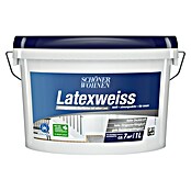 SCHÖNER WOHNEN-Farbe Latexfarbe Latexweiß (Weiß, Seidenglänzend, 1 l, Konservierungsmittelfrei) | BAUHAUS