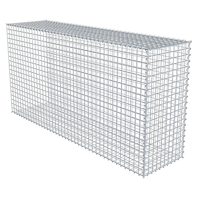 Gabiona Gabione Typ 2 (Zum Anbau in der Länge, 200 x 50 x 100 cm, Stahl, Maschenbreite: 50 mm, Maschenhöhe: 50 mm, Spirale) | BAUHAUS