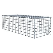 Gabiona Gabione Typ 4 (Zum Anbau in Länge & Höhe, 100 x 40 x 30 cm, Stahl, Maschenbreite: 50 mm, Maschenhöhe: 50 mm, Spirale) | BAUHAUS