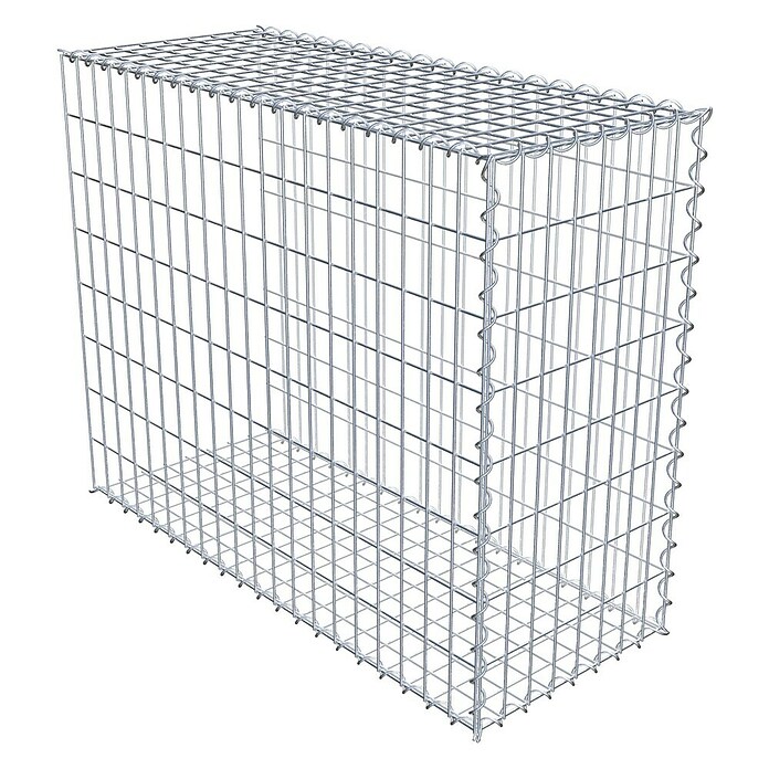 Gabiona Gabione Typ 2 (Zum Anbau in der Länge, 100 x 40 x 80 cm, Stahl, Maschenbreite: 50 mm, Maschenhöhe: 100 mm, Spirale) | BAUHAUS