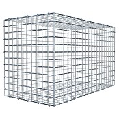 Gabiona Gabione (100 x 50 x 60 cm, Stahl, Maschenbreite: 50 mm, Maschenhöhe: 50 mm, C-Ring) | BAUHAUS