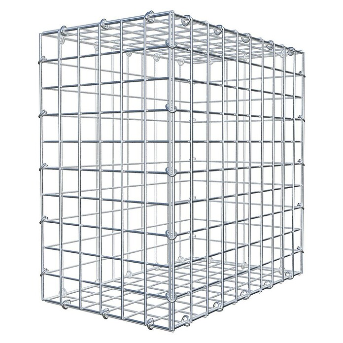 Gabiona Gabione (50 x 30 x 50 cm, Stahl, Maschenbreite: 50 mm, Maschenhöhe: 50 mm) | BAUHAUS