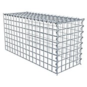 Gabiona Gabione Typ 4 (Zum Anbau in Länge & Höhe, 80 x 30 x 40 cm, Stahl, Maschenbreite: 50 mm, Maschenhöhe: 50 mm, Spirale) | BAUHAUS