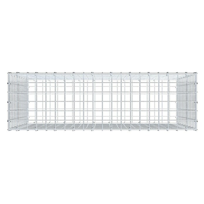 Gabiona Gabione (100 x 30 x 80 cm, Stahl, Maschenbreite: 50 mm, Maschenhöhe: 50 mm) | BAUHAUS