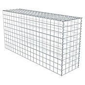 Gabiona Gabione Typ 4 (Zum Anbau in Länge & Höhe, 200 x 50 x 100 cm, Stahl, Maschenbreite: 100 mm, Maschenhöhe: 100 mm, Spirale) | BAUHAUS