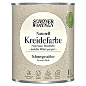 SCHÖNER WOHNEN-Farbe Naturell Wandfarbe Kreidefarbe (Schneegestöber - dezentes Weiß, Matt, 1 l, Konservierungsmittelfrei) | BAUHAUS