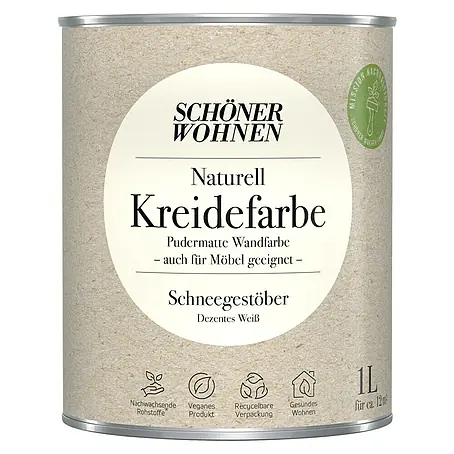 SCHÖNER WOHNEN-Farbe Naturell Wandfarbe Kreidefarbe