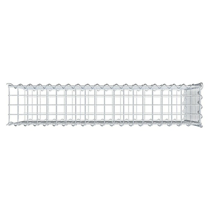 Gabiona Gabione Typ 2 (Zum Anbau in der Länge, 100 x 20 x 60 cm, Stahl, Maschenbreite: 50 mm, Maschenhöhe: 50 mm, Spirale) | BAUHAUS